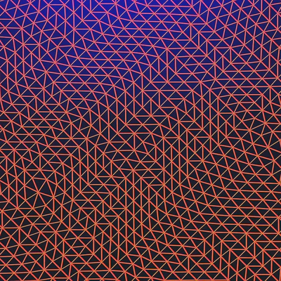 Etienne Rey, *Variable Density, série Delaunay* . Image credit: Etienne Rey